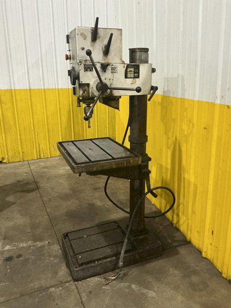 25" WILTON SOLBERGA MODEL #24513 GEARED HEAD SINGLE SPINDLE DRILL PRESS 1998 : YOBRO #25996
