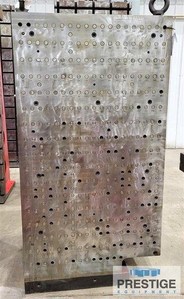 74.625&quot; x 39.375&quot; T-Slotted Angle Plates w/ Surface Fixture Plates, Qty. 2