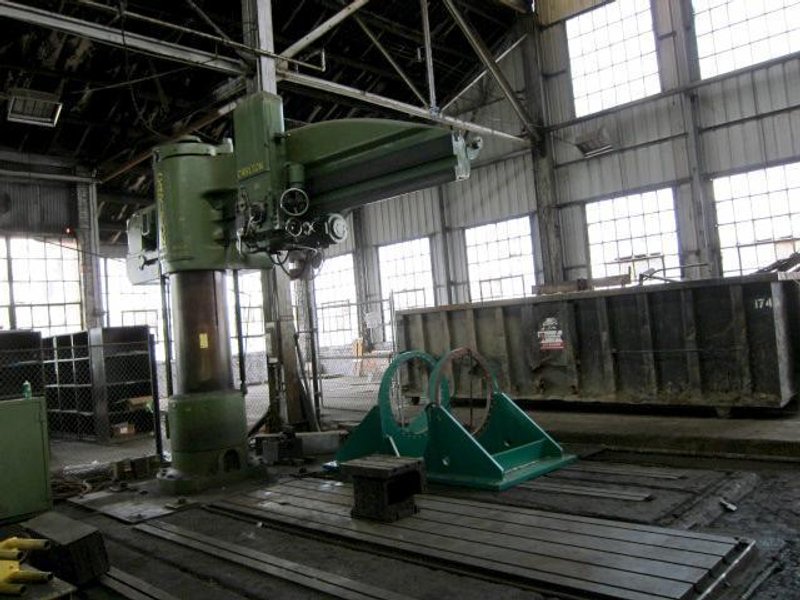 10&#039; X 26&quot; CARLTON MODEL #5A RADIAL DRILL: STOCK #67016