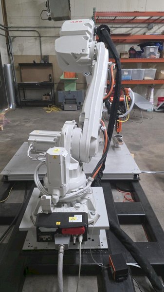 ABB IRB 4600L Robot Cell w/ MDPE‑10 Pellet Extruder, 2025 – Large Format Additive Manufacturing