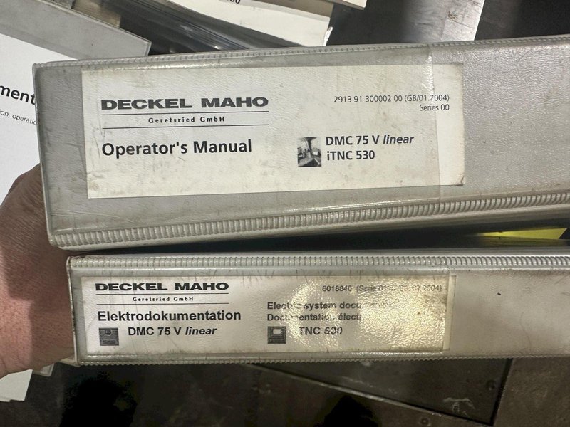 2004 DMG DECKEL MAHO MODEL #75V-LINEAR GANTRY STYLE CNC VERTICAL MACHINING CENTER / VMC: STOCK #21988