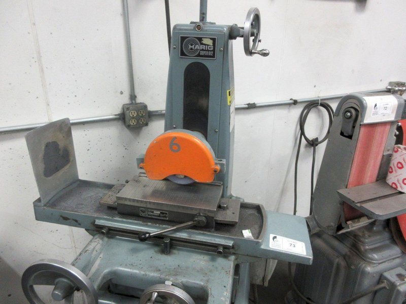Harig Super 612 Surface Grinder, 6&quot;x12&quot; Walker Permanent Magnetic Chuck, 7&quot; Max Wheel Diameter, 1HP Drive Motor- Auction Item