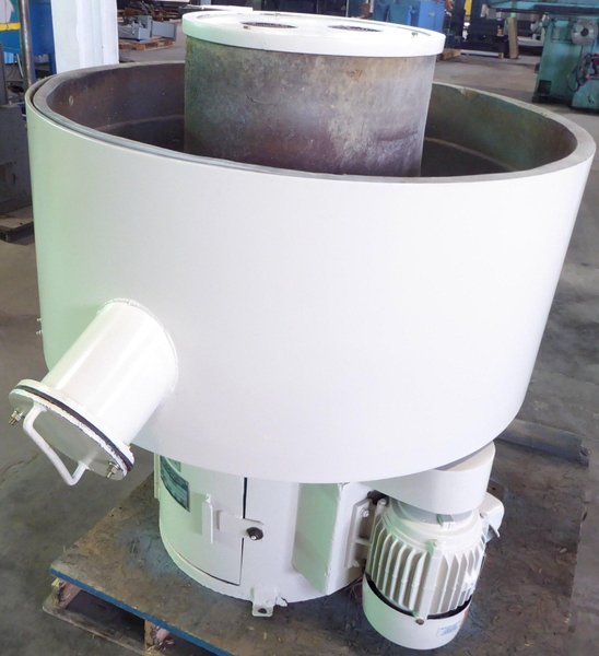 5 Cu. Ft. Rosemont Vibratory Finishing Bowl RB-10-5, Batch Type, 5 HP