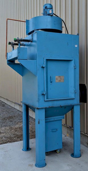 10 Cubic Foot Rubber Belt Tumble Shot Blast Machine &quot;System&quot; with Dust Collector