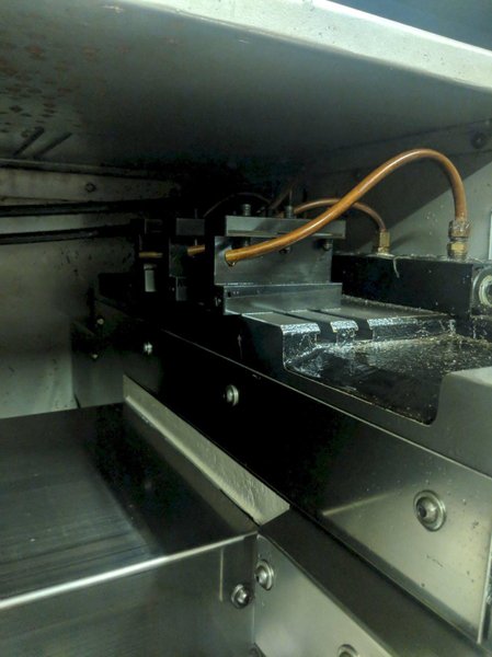 Amada Wasino G-05 CNC Gang Lathe, 2012 – Gantry Loader, Mist Buster, Fanuc Control