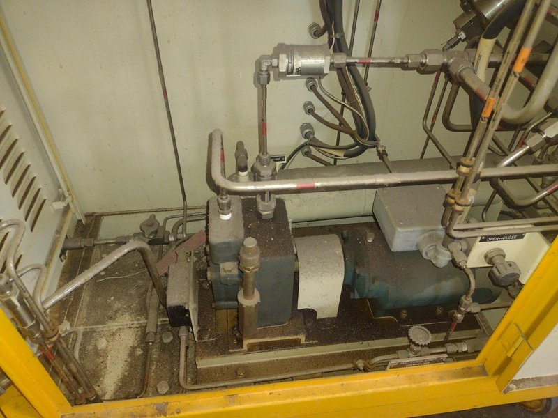 KAHN MODEL #310013 GAS REACTANT TEST CONSOLE BENCH &amp; CONTROL UNIT: STOCK #16723