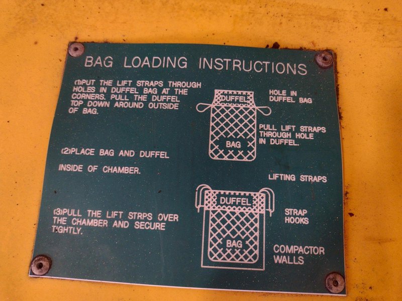 4 CHAMBER ENVIRO-PAK MODEL #R44 RECYCLING COMPACTOR: STOCK #16414