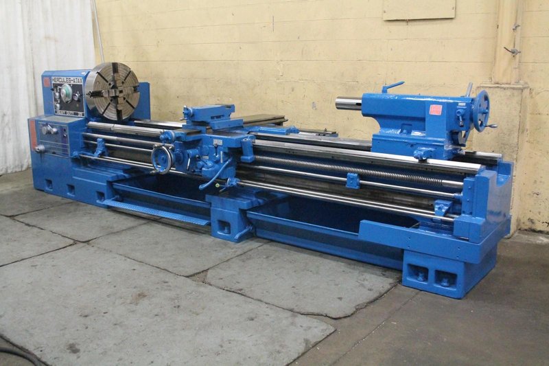 28&quot; X 132&quot; HERCULES AJAX HEAVY DUTY 25 GAP BED ENGINE LATHE: STOCK #65453