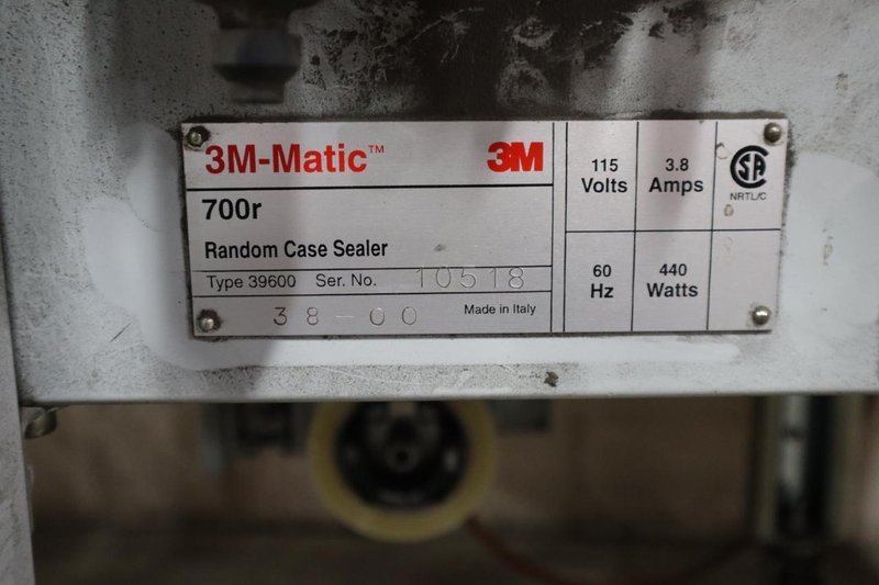 3M-Matic 700r Random Case Sealer with AccuGlide II Taping Heads- Auction Item