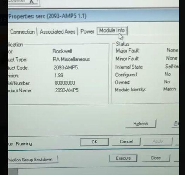 Allen-bradley 2 A Output Bulletin 2093 Kinetix 2000 2a Axis Module - 2093-amp2 / 2093-amp5