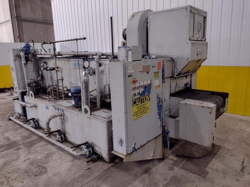 24&quot; X 12&quot; X 3 STAGE RANSOHOFF MODEL SURECLEAN MESH BELT CONVEYOR PARTS WASHER: STOCK 17035