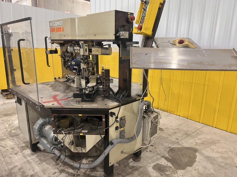 MEGOMAT MODEL #ASM3001A WIRE CUTTING &amp; PROCESSING MACHINE: STOCK #20096