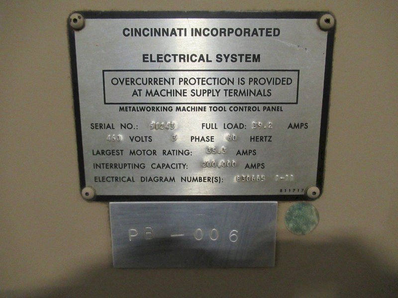 Cincinnati 175 Form Master II CNC Hydraulic Press Brake, 175 Ton x 12&#039;, Crowning