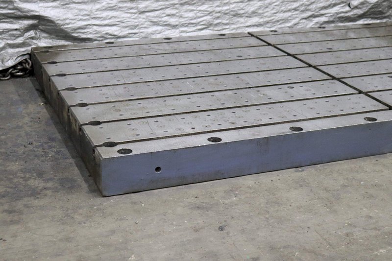 139&#039; X 84&#039; X 8&#039; T-SLOTTED BOLSTER PLATE: STOCK #72892