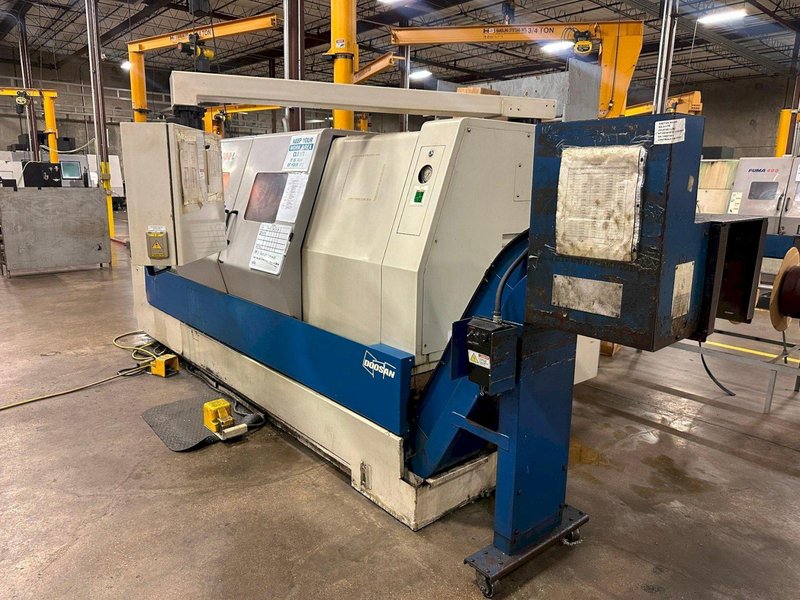 Doosan Puma 300LC CNC Lathe, 2006 – Low Hours, 15″ Chuck, Chip Conveyor, Programmable Tailstock, Presetter
