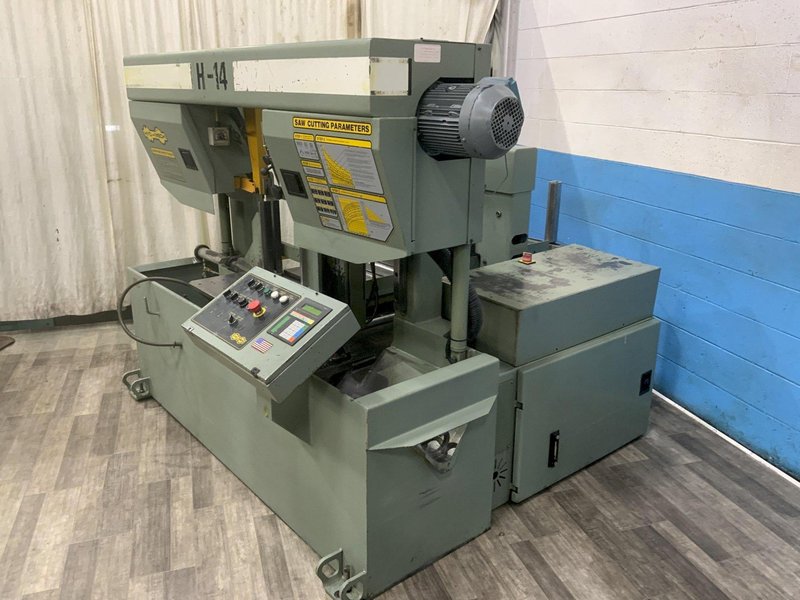 14" X 14" HYD-MECH MODEL H-14 HORIZONTAL BAND SAW: STOCK #81079