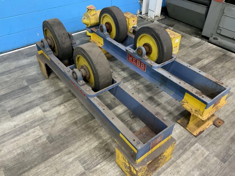 12,000 LB. WEB MODEL S165 TANK TURNING ROLL SET: STOCK #80910