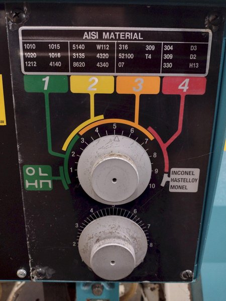 12" x 12" KALAMAZOO MODEL #KC12AX AUTOMATIC HORIZONTAL BANDSAW: STOCK #18790