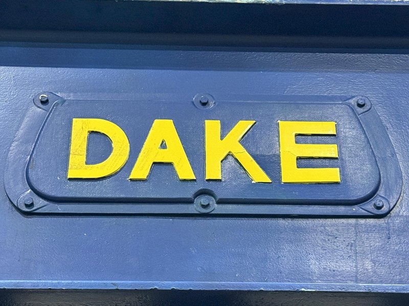 75 TON DAKE MODEL #18-558 HYDRAULIC 4-POST PRESS,  23&quot; STROKE: YOBRO #24094