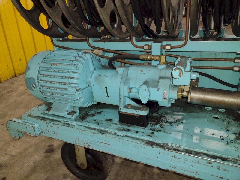 40 TON MODERN HYDRAULICS 4 CYLINDER PORTABLE HYDRAULIC DIE SETTING &amp; SEPARATING SYSTEM: STOCK #23775