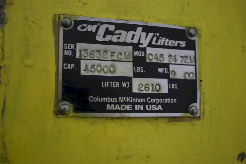 45,000 LBS CM TELESCOPING COIL LIFTER: STOCK #75907