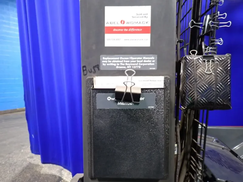 RAYMOND 4500 LBS ELECTRIC STAND UP FORK LIFT  -  EZ R40TT