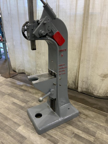 12 TON FAMCO MODEL #5 FLOOR MODEL RATCHET TYPE ARBOR PRESS: STOCK #81246