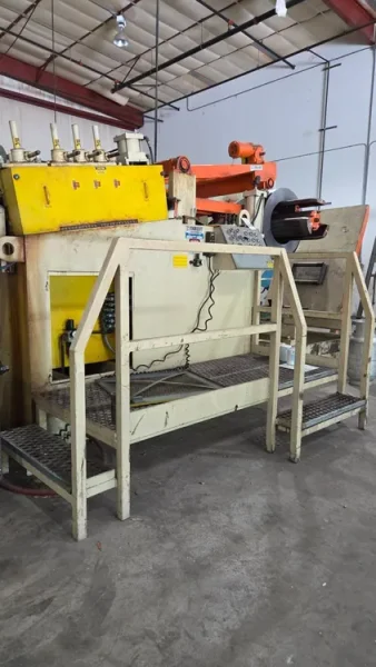 Dallas Coil Reel and Powered Straightener Combination 15,000 Lb x 42&quot; Wide x .135&quot;