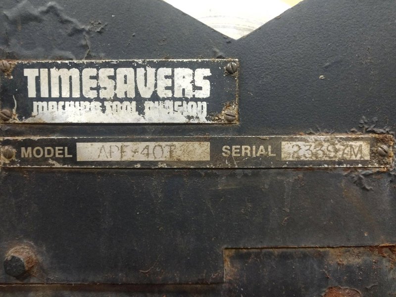 52" TIMESAVER MODEL #252-3CMW BELT GRINDER METAL FINISHER: STOCK 14849