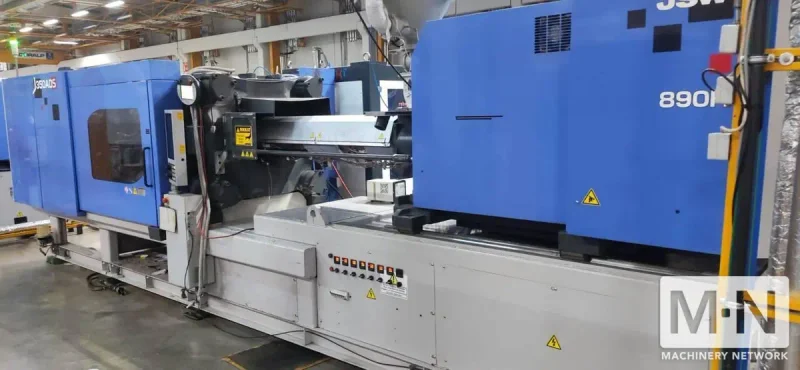 385 TON 28.5 OZ JSW MODEL J350-ADS-890/HS10 INJECTION MOLDING MACHINE MFG 2016/2015