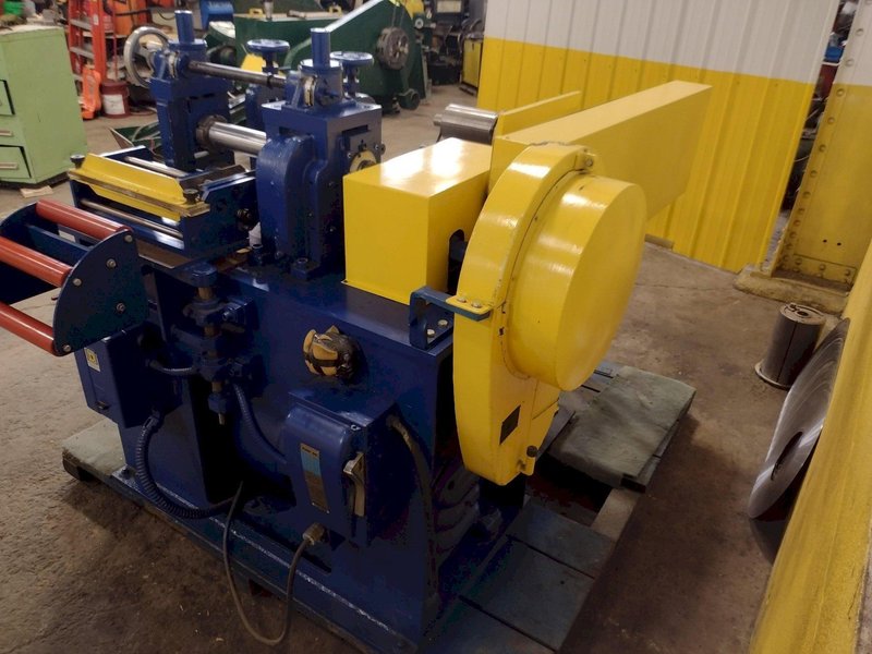 8&quot; WIDE TORRINGTON 2-5/8&quot; ARBOR PULL-THROUGH SLITTING LINE: STOCK #16505