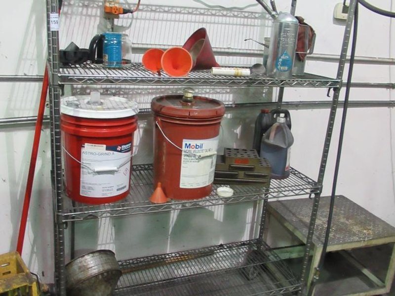 Metro 4-Shelf Portable Wire Cart with Contents- Auction Item