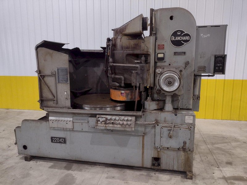 42" X 50 HP BLANCHARD MODEL #22-D-42 ROTARY SURFACE GRINDER: STOCK 13615