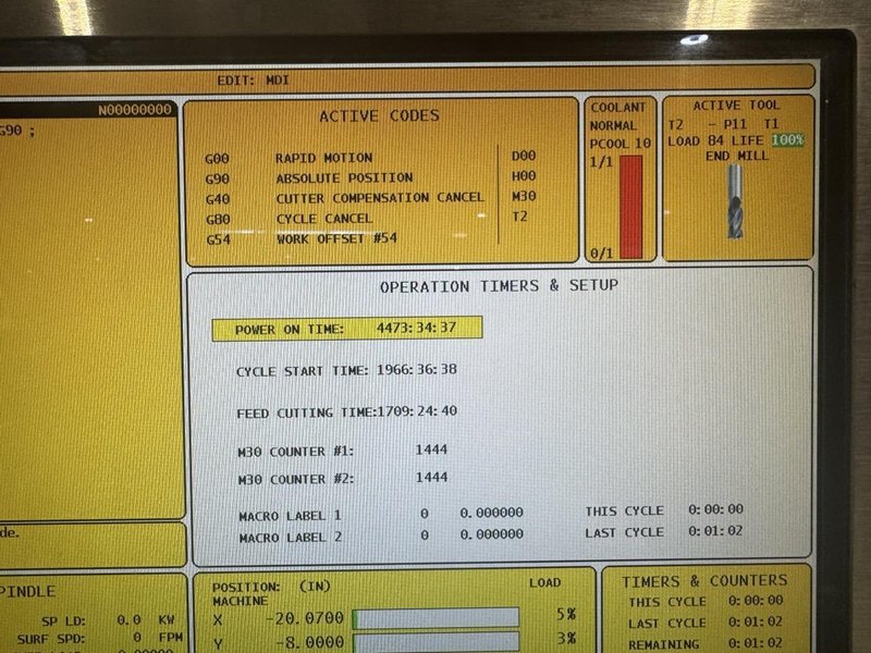 Haas VF-3SS CNC VMC, 2011 – 4 axis, Haas HRT-210 Rotary Table