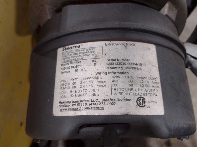 11,600 LBS RIMCO MODEL #R5-2450 ROTATOR POWERED I-BEAM ROLLOVER / ROTATOR MACHINE: STOCK #23597