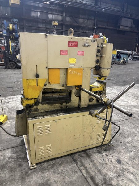 70 TON GEKA MODEL #HYDRCROP HYD-70 HYDRAULIC IRONWORKER: STOCK #22762