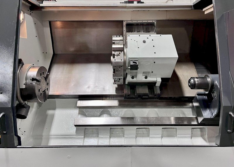 Samsung SL-35A/1500 CNC Turning Center – Long Bed Steady Rest Lathe