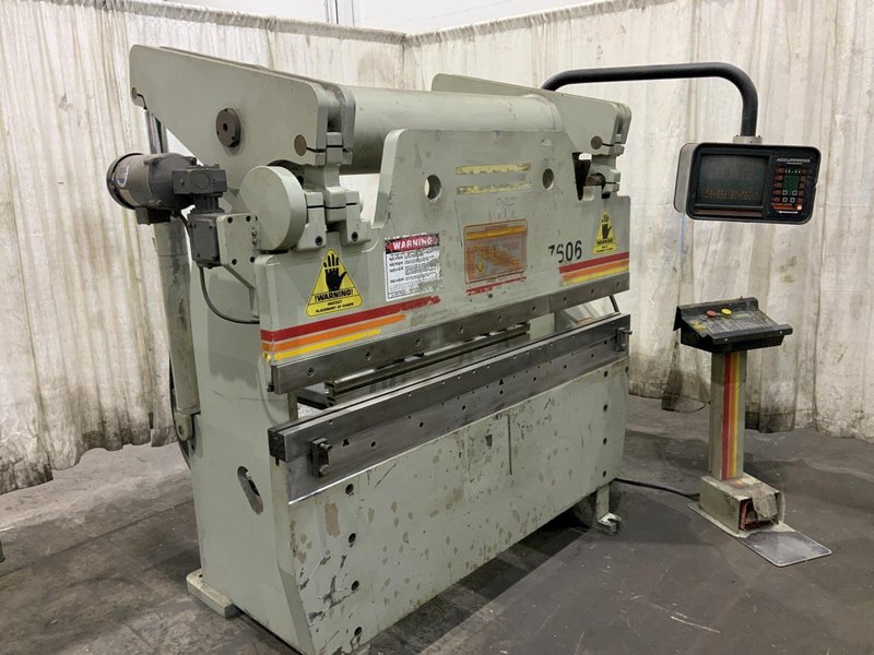 60 TON X 6' ACCURPRESS MODEL 7606 CNC HYDRAULIC PRESS BRAKE: STOCK #80830