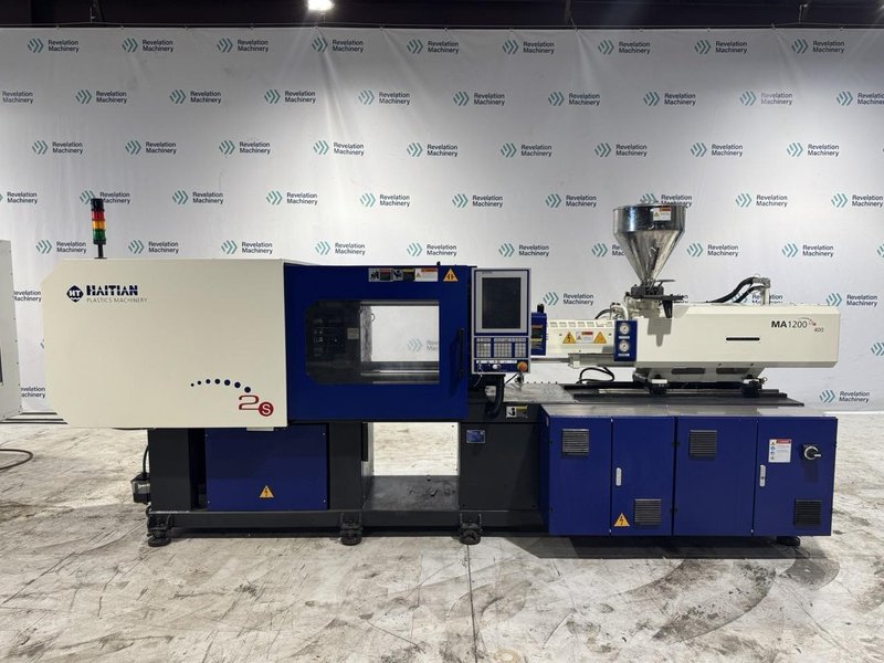 Haitian MA II S 1200/400 Injection Molding Machine, 2020 – 135 Ton Servo Hydraulic Press – Energy Efficient Plastic Molder