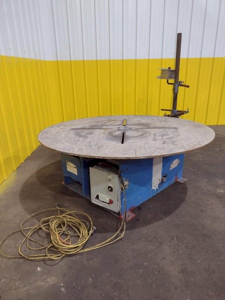 5,500 LBS X 48" AWC ACCRA WIRE CONTROLS MODEL #F-200AF HORIZONTAL PALLET TYPE POWERED DE-COILER REEL: STOCK #19269