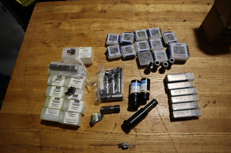 Assorted Indexable Tooling - Drills, Turning, ER16 Collet Holders- Auction Item