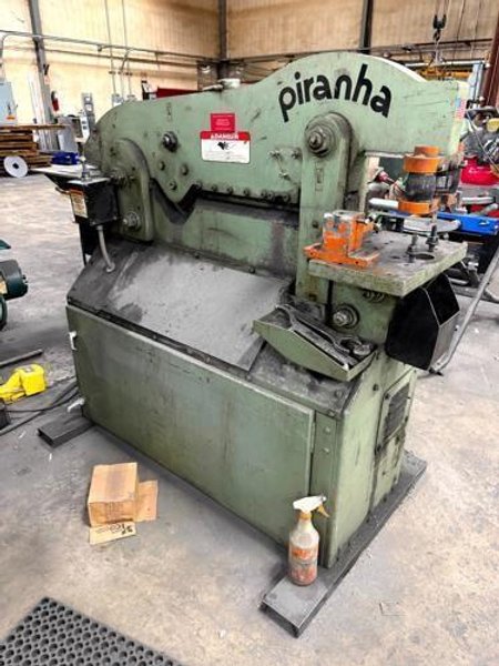 50 Ton PIRANHA Hydraulic Ironworker, Model P50