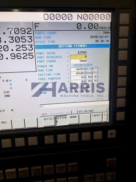 Used, 48" x 78" Geminis Model GT5 G2 - Flat Bed CNC Lathe with Y Axis