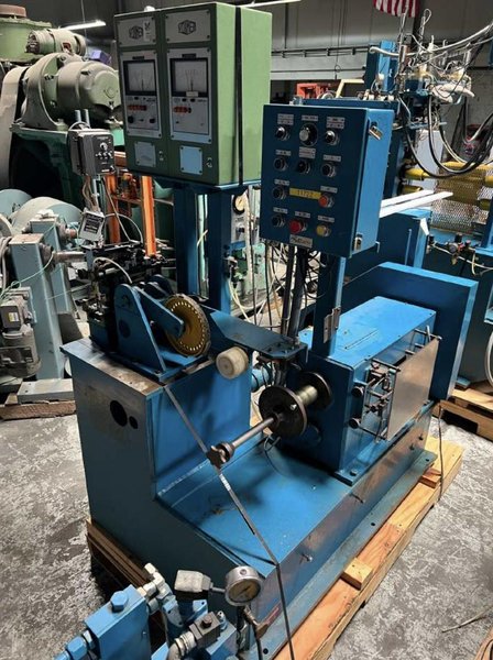 BHS Torin 0.875&quot; x 4&quot; x 2&quot; 2Hi/4Hi Wire Flattening Mill with Reversing Traverse Winders and Vollmer Width and Thickness AGC System