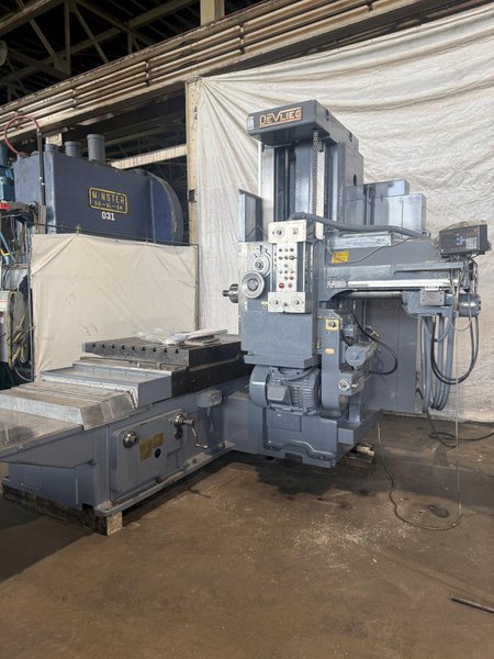 4" DEVLIEG 4K-60 SPIRAMATIC HORIZONTAL BORING MILL. STOCK # 0220126