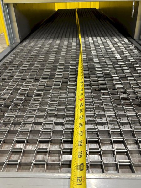 540 DEGREE X 24" W X 8" H INTEK ELECTRIC MESH CONVEYOR TYPE INFRARED OVEN, NEW IN 2020: STOCK #23213