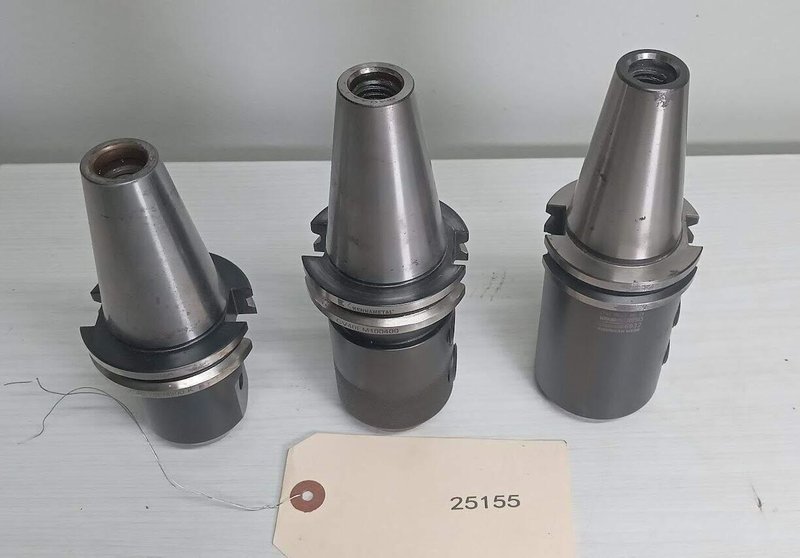 3x Cat 40 Tool Endmill Holders Weldon 1.25″ 0.75″  Kingston Kennametal Ultradex