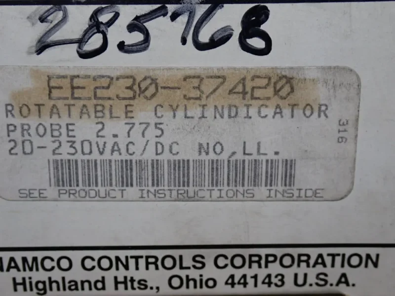 NAMCO CONTROLS 3000 PSI CLINDICATOR PROXIMITY SWITCH  -  EE230-37420