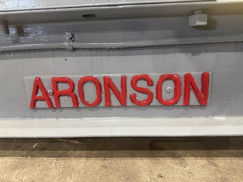 20,000 LB (10 TON) ARONSON MODEL #WRD10 POWERED TANK TURNING ROLLS, DRIVE &amp; IDLER: YOBRO #25145