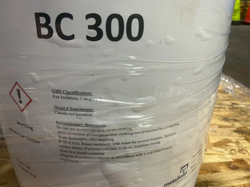 STURGIS FINISHING / METALLOID CORPORATION BURNISHING LIQUID COMPOUND